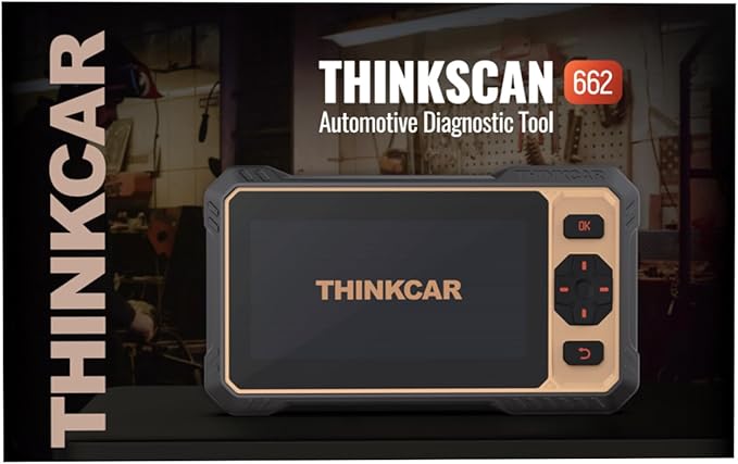 THINKCAR THINKSCAN 662 OBD2 Scanner,Car Diagnostic Tool with Bidirectional Active Test,Car Scanner Engine ABS SRS Transmission,Scanner for Car with 12 Reset,CAN FD & FCA SGW,Lifetime Free Update