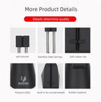 Gaming Mouse Bungee, Mouse Cord Holder and Cable Management Device (Primium Version 360g, Black)