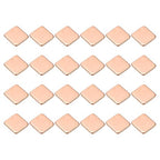 PATIKIL Copper Heatsink Pad Shims, 24 Pcs 15x15x2mm Copper Pad Shim IC Chipset GPU CPU Thermal Heatsink for Cooling Laptop Desktop Computer