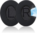 Replacement Earpads Cushions for Bose QuietComfort 35 & Quiet Comfort 35 II, Headphones Ear Covers Ear Pads for Bose QC35/QC35II/25/15/2 / Ae2 / Ae2i / Ae2W / Sound Link/True (Cooling Gel Black)