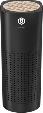 IMUNSEN M-003B True HEPA 13 Filter Air Purifier for Car, Desk, and Office with Carbon Deodorization Filter, 4-Stage Filtration, Smoke, Odors, Allergens, USB Port 5V, Made in Korea - Black