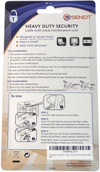 Sendt Blue Notebook/Laptop Combination Lock Security Cable