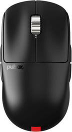 Pulsar Gaming Gears - X2A ES Wireless Gaming Mouse, Ambidextrous, Optical Switch, OLED Display, Driverless, PAW3395 Sensor, 100H Battery, 4K dongle Included (Medium, Black)