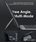 Nillkin for Samsung Galaxy Tab S9 FE Plus Case with Detachable Keyboard, Multi-Touch Trackpad, 7-Color Backlit, S Pen Holder, Rugged Keyboard Case with Camera Cover for Samsung Tablet S9 FE+ 12.4"