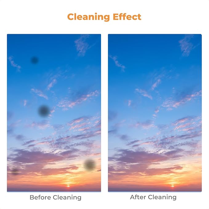 K&F Concept APS-C Sensor Cleaning Kit, Digital Camera Lens Cleaner - 20ml Cleaner, Gloves & 10 X 16mm Double-Tipped Swabs for APS-C Type CMOS & CCD Sensors