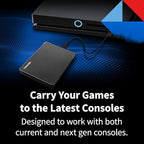 Toshiba Canvio Gaming 4TB Portable External Hard Drive USB 3.0, Black for PlayStation, Xbox, PC & Mac - HDTX140XK3CA