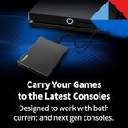 Toshiba Canvio Gaming 1TB Portable External Hard Drive USB 3.0, Black for PlayStation, Xbox, PC, & Mac - HDTX110XK3AA