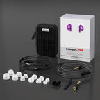 BASN Professional in Ear Monitor Headphones for Singers Drummers Musicians with MMCX Connector IEM Earphones (Pro Clear Colorful)
