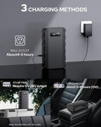 Apowking Power Bank with AC Outlet,65W Portable Laptop Battery Bank Fast Charging,88.8Wh/24000mah Power Station for Outdoor Camping PowerBank Travel Home Power Backup