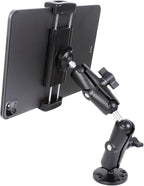 Dual Extension Double Socket Arm with 1" Double Ball Adapter Compatible with RAM B Size Mount and Other 1 inch Industry Standard Device, 360° Rotation Rod for Bike, Truck, Car (8.27" Length)