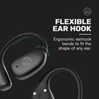 Raycon Essential Open Earbuds – True Wireless Open Ear Bluetooth 6.0 Headphones, Ultra-Lightweight, Comfort Hook Design, IPX5 Water Resistant, 36 Hours of Battery Life (Purple)