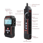 NOYAFA NF-8209S Network Cable Tester for CAT5, CAT6, LAN/Ethernet with PoE and NCV, LCD Anti-Interference scan Mode Wire Tracer Lithium Battery Charge