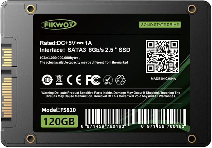 FS810 250GB SSD, 2.5" SSD SATA III 6Gb/s, Solid State Drives, Up to 560MB/s, 3D NAND TLC Flash, Internal SSD for Desktops and Laptops(Black)