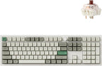 Keychron Q6 Max QMK/VIA Bluetooth Wireless /2.4 GHz/USB-C Wired Custom Mechanical Keyboard, Full Size Programmable Knob RGB Backlit Hot-Swappable Gateron Brown Switch for Mac Windows Linux - White