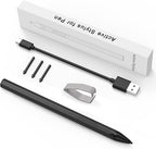 ASUS Stylus Pen for Transformer/Vivobook Flip/Notebook Touchscreen Laptop/Tablet - Rechargeable, 4096 Pressure Sensitivity, Microsoft MPP Protocol, Black