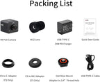 4K Native NDI|HX3 POV Box Camera PoE, Simultaneously HDMI & SDI Output, RTSP/RTMP(s)/SRT, Standalone Live Streaming to YouTube/Facebook/Twitch for Webcast, Meeting, Teaching & Gaming (M12 AF)