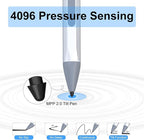 ASUS Stylus Pen for Transformer/Vivobook Flip/Notebook Touchscreen Laptop/Tablet - Rechargeable, 4096 Pressure Sensitivity, MPP 2.0 Tilt Pencil, Silver