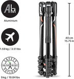 Manfrotto Befree Advanced Camera Tripod Kit Compatible with Sony Alpha7 and Alpha9 Cameras, Tripod Travel Kit with Ball Head and Lever Closure, Aluminium Tripod for Camera Accessories, DSLR,Mirrorless