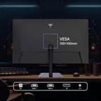 KTC 24.5'' Gaming Monitor 180Hz FHD,Fast IPS 1080P 1 ms, 128% sRGB HDR10,Freesync HDMI x 2 /DP x 1 VESA Tilt Adjustable Xbox PS5 Switch (HDMI Cable Included)