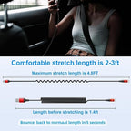 USB C Cable [3FT+6FT], 2Pack USB A to USB C 3A Fast Charging, Coiled Type C Charger Cord for Car USB-C Cable Compatible with iPhone 16/15/Plus/Pro/Samsung Galaxy A10e A20 A50 S20 Plus S10E Note 20-Red