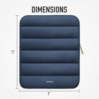 Vandel - The Original Puffy iPad Sleeve 9-11 Inch Tablet Sleeve, Navy i Pad Case for Women and Men, Cute iPad Air Pouch, 9 10 Inch, 11 Inch Bag