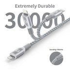 iPhone Charger Cable 10ft, 3Pack MFi Certified Extra Long Lightning Cable 10 Foot Fast Charging Cord Durable Nylon Braided USB Cable for iPhone 14 13 12 11 Pro Max XS XR X 8 7 6s 5 Plus/iPad/AirPods