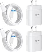 iPhone 16 15 Charger Fast Charging,30W USB C iPhone 16 15 Pro Max Charger Block &10FT Long Type C Cable Cord for iPhone 16/16 Pro Max/15/15 Pro Max/15 Plus/iPad Pro 12.9/11,Android Phone for S25Ultra