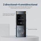 iflytek Offline Voice Recorder with AI Transcription,Recording Device with Playback Secure Digital 5-Language Voice-to-Text, Noise Reduction, AI Voice Recorder for Meetings, Interviews, Learning