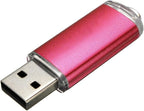TOPESEL USB Flash Drive 5 Pack 4GB USB 2.0 Flash Drive Memory Stick USB Drive Thumb Drives USB Stick (5 Mixed Colors: Black Blue Green Red Silver)