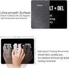 Motivational Mouse Pad, Black Inspirational Mouse Pad with Designs, Square Mouse Mat Waterproof Mousepad Non-Slip Rubber Base Mouse Pads for Office Laptop
