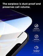 MAGIC JOHN 2 Pack for iPhone 16e Screen Protector 6.1 inch, Tempered Glass Film, Auto Dust-Elimination, Bubble Free, Easy Installation