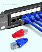 50 Pcs Cat5 Cat5E Cat6 Strain Relief Boot, RJ45 Plug Connector Cover Modular Network Plug Connector Cap Cable Connector Boots, Green