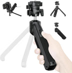 ULANZI TT38 Tabletop Mini Tripod for Camera, Uka F38 ClickOpen Flexible Travel Stand for Sony/Canon/Nikon/Fujifilm SLR DSLR, Pocket Vlogging Stand for Shooting Selfie Video