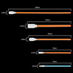 AAwipes Cleaning Swab Kit - Microfiber Knitted Polyester Sticks (5 Type) Lint Free for Printer, Gun, Optics Lens, Camera, Arts and Crafts, Automotive Detailing (FA501)