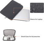 MOSISO Laptop Case 16 inch, 15-15.6 inch Laptop Sleeve Bag Compatible with MacBook Pro 16 inch, HP, Acer, Dell, Lenovo, ASUS Notebook, Neoprene Computer Sleeve Bag with Small Case, Space Gray