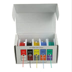 BOJACK 28 AWG Flexible Silicone Wire Electric Wire Hook up Wire Kit 300V Cables with Plus 20 φ2mm Heat Shrink Tubings and a Mini Wire Stripper(5 Colors 32.81Ft Each Color, 28AWG)