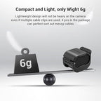 SmallRig Camera Clamp (4 pcs) for HDMI/SDI/Microphone Cable, DSLR Camera Cable Lock Mount Support 2-7mm