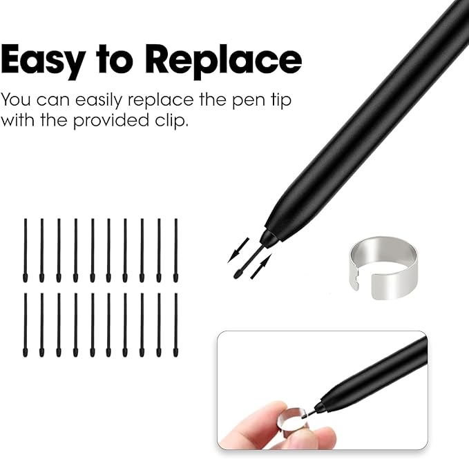 20 Pcs Pen Tips for Remarkable 2 Pen, Stylus Pen Tips Replacement for Remarkable 2 Stylus Marker Plus Pen Nibs with Reamove Tool