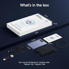 LOBKIN Ai Voice Recorder with Transcribe & Summarize, Note Voice Recorder Support 152 Languages, 64GB, Audio Recorder with App Control, Slim Ai Note Taking Device for Lectures, Meetings, Calls, Grey