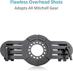 PROAIM Truss/Scaffold Connection Plates – Mitchell Mount. Rigging Adapters for Overhead Shots. for Wall Spreader Rod/Poles/Grids. 360° Swivel Clamps, Robust & Secure - 50kg Payload