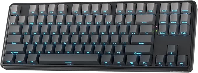 Redragon K707 HE Rapid Trigger Gaming Keyboard, 87 Keys TKL Wired Mechanical Keyboard w/Hyper-Fast Actuation Hall Effect Magnetic Switch, Actuation Point Adjustable, Side Printed PBT Gradient Keycaps