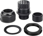 XHF 20 Pcs 1" IP68 Strain Relief Nylon Cord Grip Waterproof NPT Cable Glands Adjustable UL Listed and RoHS Compliant(Black)