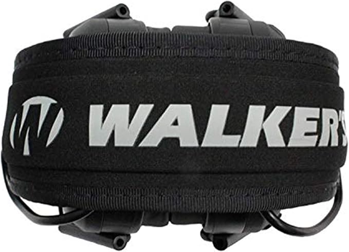 Walker's Razor Slim Ultra Low Profile Compact Design Adjustable Range Shooting Hunting Hearing Protection Electronic Earmuffs