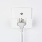 TXEsign Adhesive Wall Phone Holder Mount for Smartphones iPhone External Battery Wall Holder Mount (White)