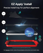ZAGG Glass Elite Screen Protector for iPhone 16/15-5X Stronger, Reinforced Edges, Ultra-Strong Tempered Glass, Scratch Resistant, Anti-Smudge, InvisibleShield, Easy Installation, Eco-Friendly