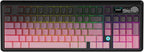 NACODEX Ajazz AK980 Pink Gaming Machanical Keyboard Gift Switch Full Size RGB Gasket Mount 8000mAh Triple Modes Custom Keyboard with Five Layer Pad | Knob Control