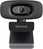 USB Webcam with Privacy Cover & Noise Canceling Microphone, Works with Zoom Teams YouTube Xbox, External 1080P Computer Web Camera for Laptop Mac PC Desktop Monitor