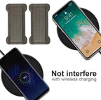Phone Grip Holder for Hand, Universal Finger Strap Phone Holder, Finger Selfie Grip Compatible with Most Smartphones (Gary) - 2Pack
