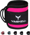 Ankle Straps for Cable Machines Women - Adjustable Gym Ankle Strap for Cable Machine, Neoprene Padded Cable Straps, Durable Leg Strap with Cable Cuff, Glute Kickback Ankle Strap with D Rings
