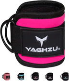 Ankle Straps for Cable Machines Women - Adjustable Gym Ankle Strap for Cable Machine, Neoprene Padded Cable Straps, Durable Leg Strap with Cable Cuff, Glute Kickback Ankle Strap with D Rings